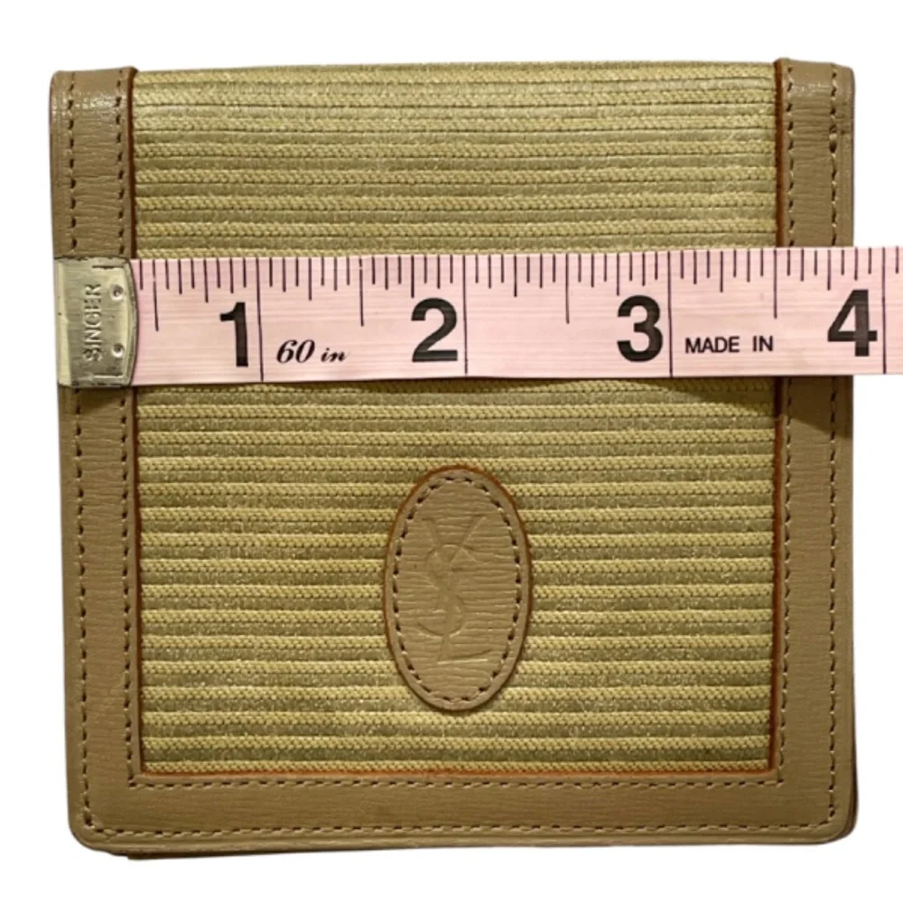 Vintage Yves Saint Laurent Tan Bifold Wallet - Picture 14 of 16